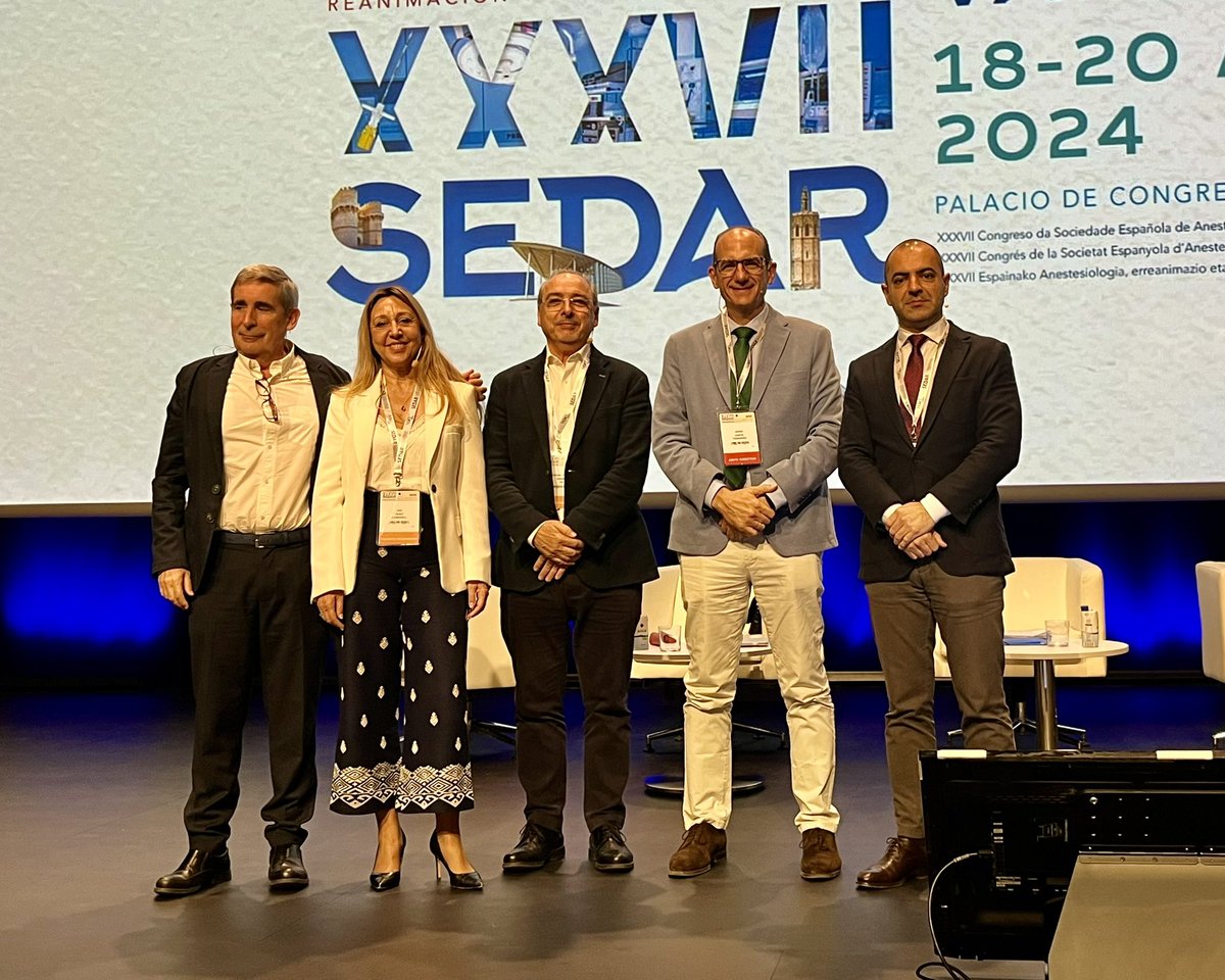 SEDAR (@sedar_es) on Twitter photo Gran nivel científico en la mesa redonda de Cirugía Torácica moderada por el Dr. Manuel V. Granell Gil <a href="/granell_gil/">Manuel Granell Gil</a> y con el Dr. Javier García <a href="/JG_Anestesia/">Javier Garcia Fernandez</a>, el Dr. Ignacio Garutti <a href="/anestped/">Ignacio Gutiérrez García</a>, la Dra. Ana Perez <a href="/Anaperezelda1/">Anaperezelda</a> y el Dr. Jorge Fernández
#CongresoSEDAR2024 Gran nivel científico en la mesa redonda de Cirugía Torácica moderada por el Dr. Manuel V. Granell Gil <a href="/granell_gil/">Manuel Granell Gil</a> y con el Dr. Javier García <a href="/JG_Anestesia/">Javier Garcia Fernandez</a>, el Dr. Ignacio Garutti <a href="/anestped/">Ignacio Gutiérrez García</a>, la Dra. Ana Perez <a href="/Anaperezelda1/">Anaperezelda</a> y el Dr. Jorge Fernández
#CongresoSEDAR2024