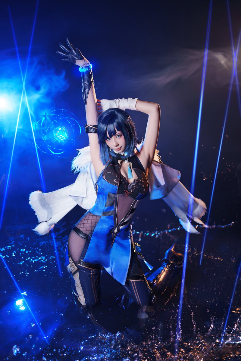 UWOWO/原神/イェラン/コスプレ/夜蘭 原神 Genshin 夜蘭-「静謐の饗宴」 コスプレ衣装 コスチューム cosplay