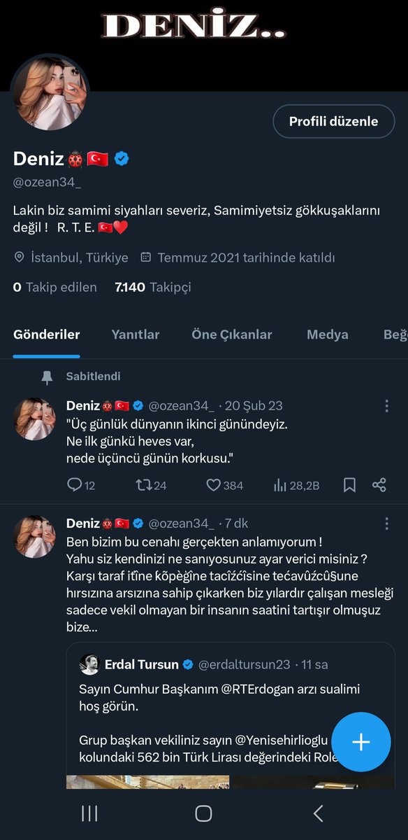 Arkadaşlar hesabım kilitlendi kimseyi takipten çıkmadım.. Hesabıma Destek verirseniz çok sevinirim..