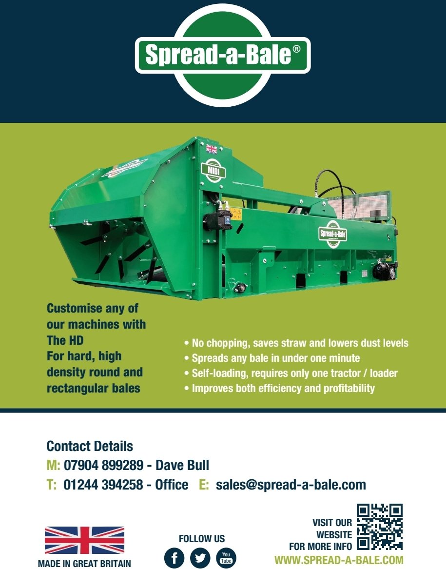 Spreadabale_Eu's tweet photo. Got some hard, high density left-over straw bales? Remember you can customise any of our machines with the HD, specially designed to manage difficult bales.

Check out Spread-a-Bale via the link in our bio.

#farm365 #farming #strawbedding #strawbales #farmers https://t.co/ch465gKlpB
