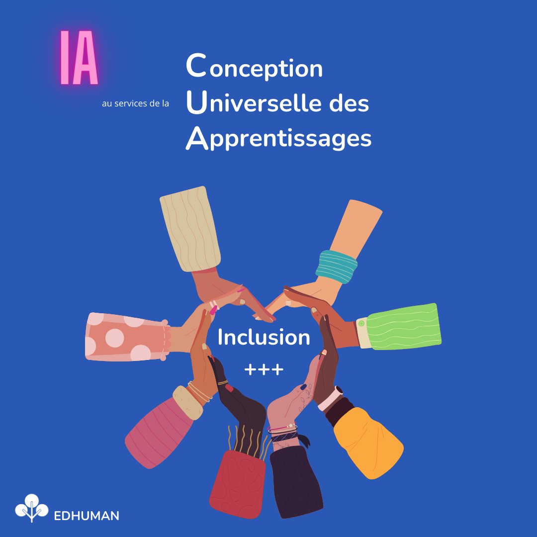 🤖L'IA au service de la CUA.. !

Et donc de plus inclusion dans la salle de classe.
Comment ça marche ? 
 
Des pistes, des prompts et des outils ⤵️

edhuman.org/post/l-ia-au-s…