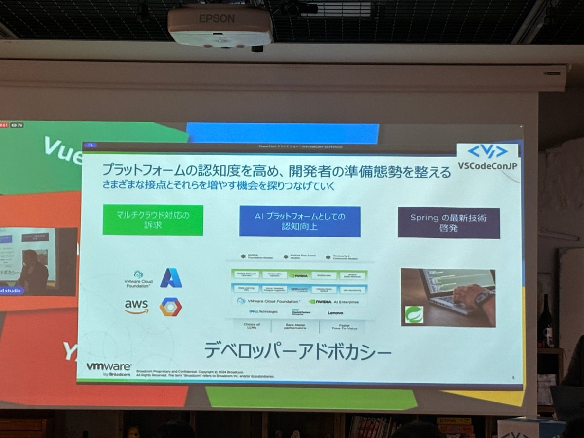 vscodejp's tweet image. ＼VS Code Conference Japan 2024／

鈴木 章太郎さん（@shosuz）のセッション

🔵 VS Code 拡張機能を活用した AI 駆動フロントエンド開発 - 実践編

🔽 イベントページ
vscode.connpass.com/event/308890/
vscodejp.github.io/conference-2024
#vscodejp #vscode