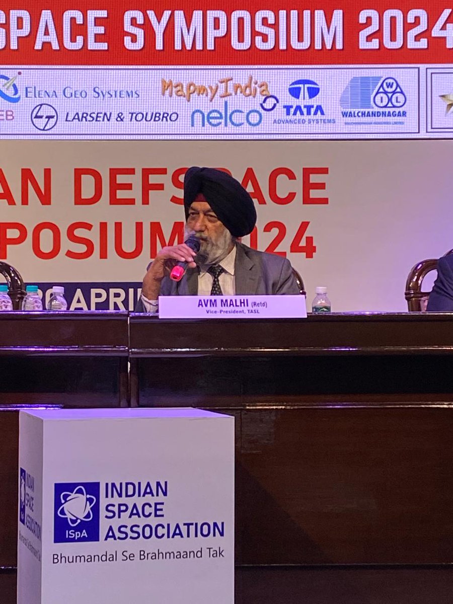 AVM Malhi (Retd), Vice-President at TASL, shared insights at #DefSpaceSymposium Session 3. Attendees didn't miss his perspective on fostering international collaboration in the aerospace industry.