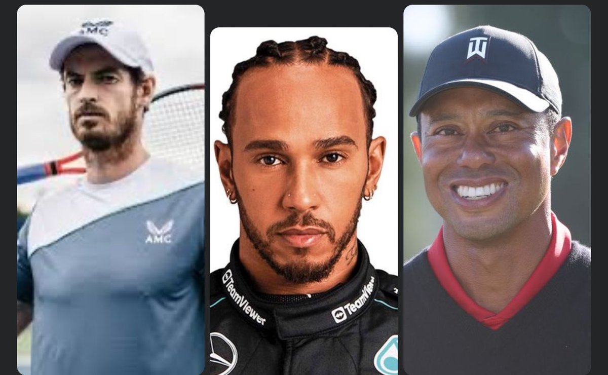 What have these 3 got in common. All greats of their game but very much past their sell buy date. Definitely time to retire #andymurray #tigerwoods #lewishamilton