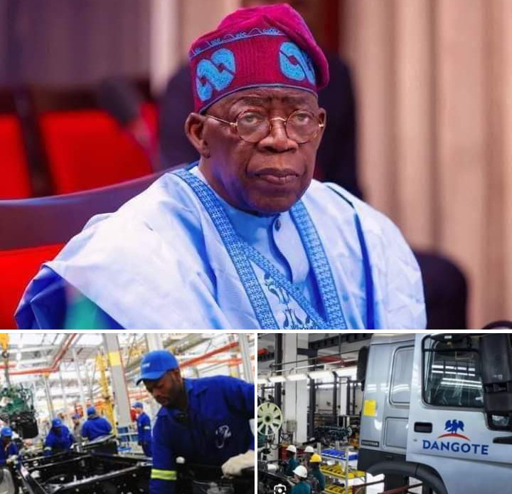 🚨BREAKING 

President Tinubu  Pledges Stronger  Partnerships Between The Federal Government And The Manufacturing Sector.