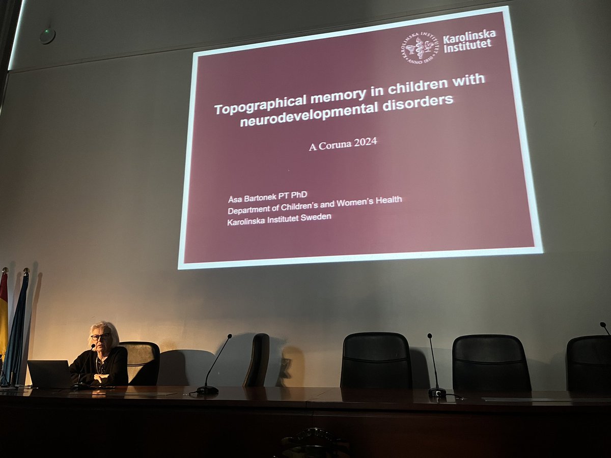 Irene González-Eiroa (@ireenegonzalez) on Twitter photo Continuan las jornadas con la Dra. Åsa Bartonek, profesora asociada en el Instituto Karolinska, en Suecia, que nos hablará sobre memoria topográfica en niños con trastornos del neurodesarrollo🗺️👦🏼👧🏻
<a href="/ffisudc/">Fac Fisioterapia UDC</a> <a href="/UDC_gal/">Universidade da Coruña</a> <a href="/sefip_org/">Sefip</a> <a href="/RoblesGarciaV/">Verónica Robles García</a> Continuan las jornadas con la Dra. Åsa Bartonek, profesora asociada en el Instituto Karolinska, en Suecia, que nos hablará sobre memoria topográfica en niños con trastornos del neurodesarrollo🗺️👦🏼👧🏻
<a href="/ffisudc/">Fac Fisioterapia UDC</a> <a href="/UDC_gal/">Universidade da Coruña</a> <a href="/sefip_org/">Sefip</a> <a href="/RoblesGarciaV/">Verónica Robles García</a>