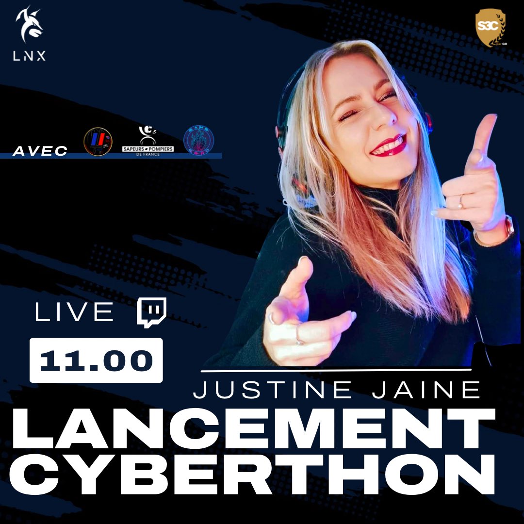 📢 CYBERTHON 

On se retrouve dans 30 minutes pour le lancement du Cyberthon ! 

🎙️ twitch.tv/lnx__esport