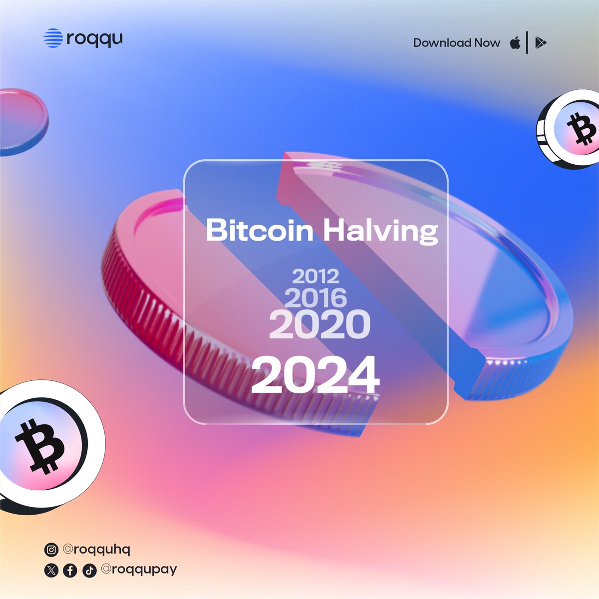 The 4th #BitcoinHalving has officially been completed! 🚀 After the  840,000th block was mined, confirming cost over $2 million in gas fees, the  block reward for Bitcoin miners is now 3.125 BTC/block,