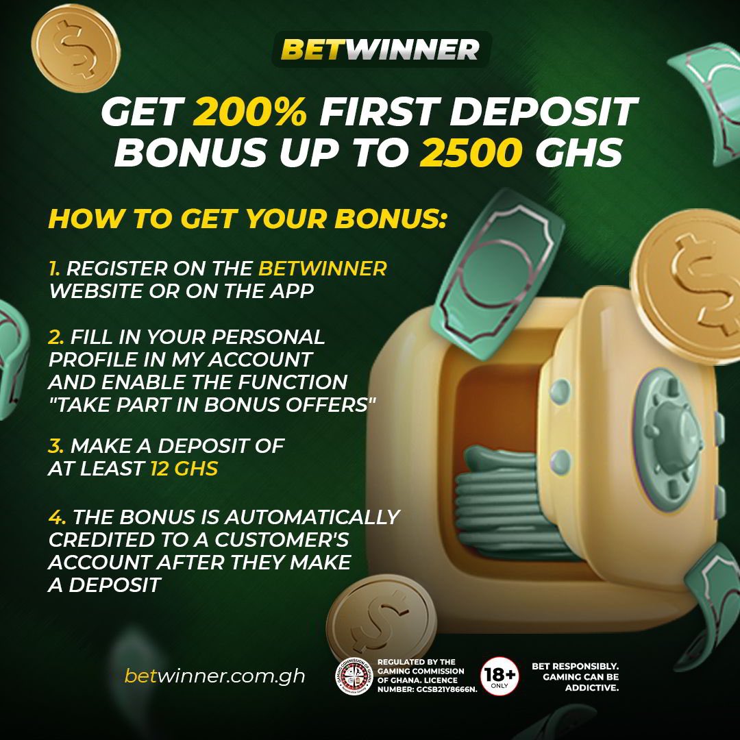 I have good news for new users on Betwinner 🫵🫵. If you don’t have an account on Betwinner then this is your best chance to register and earn a bonus of up to 2500 cedis. Use this link to register and follow the prompts to get your Bonus Register here: bw-prm.com/cl-2024-200-li…