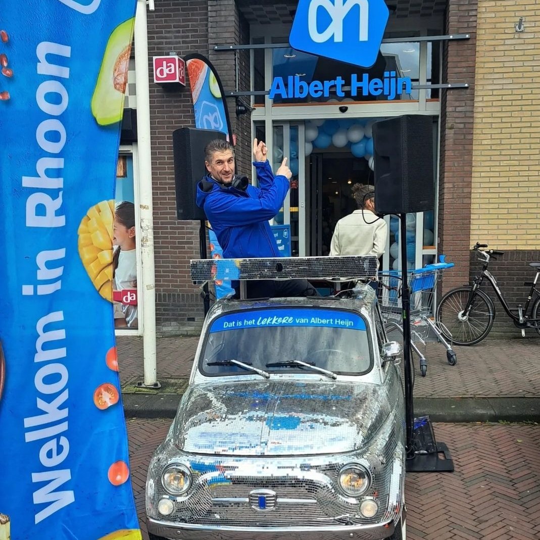 Een feestje om hier boodschappen te doen!