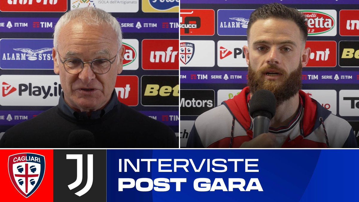 Così mister Ranieri e Nandez nel post #CagliariJuve 🎙️ ➡️ youtu.be/tt_Rc3GeRLM?si…