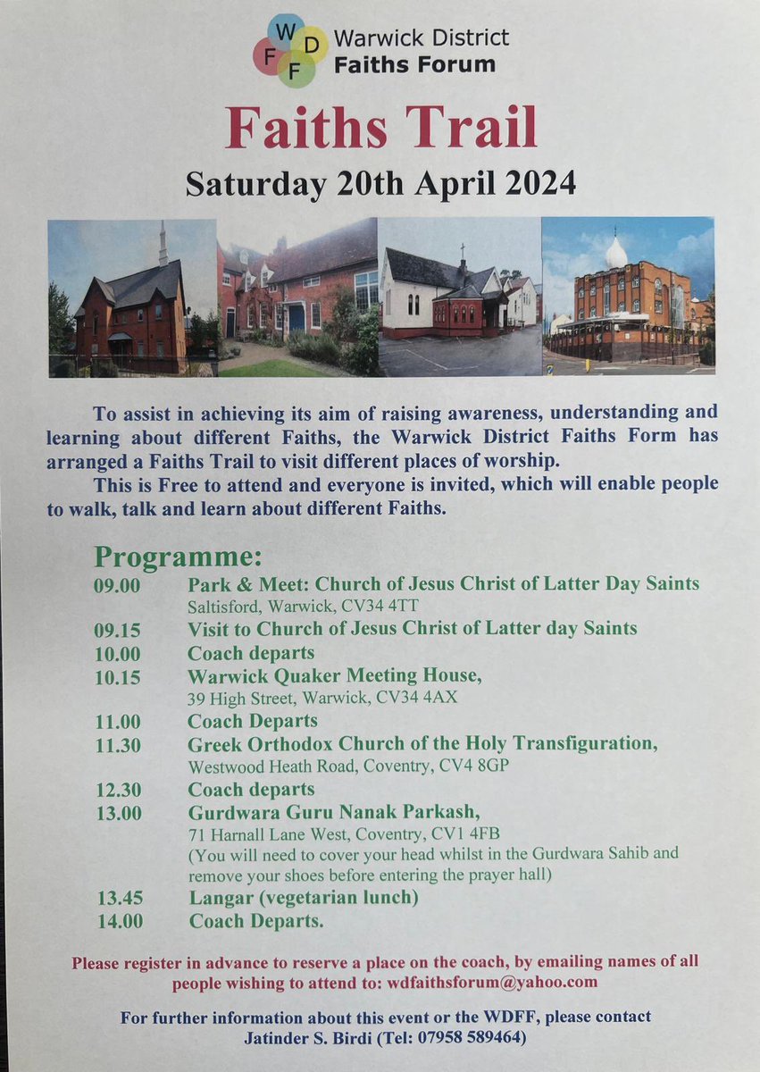 Warwick District Faiths Forum tweet media