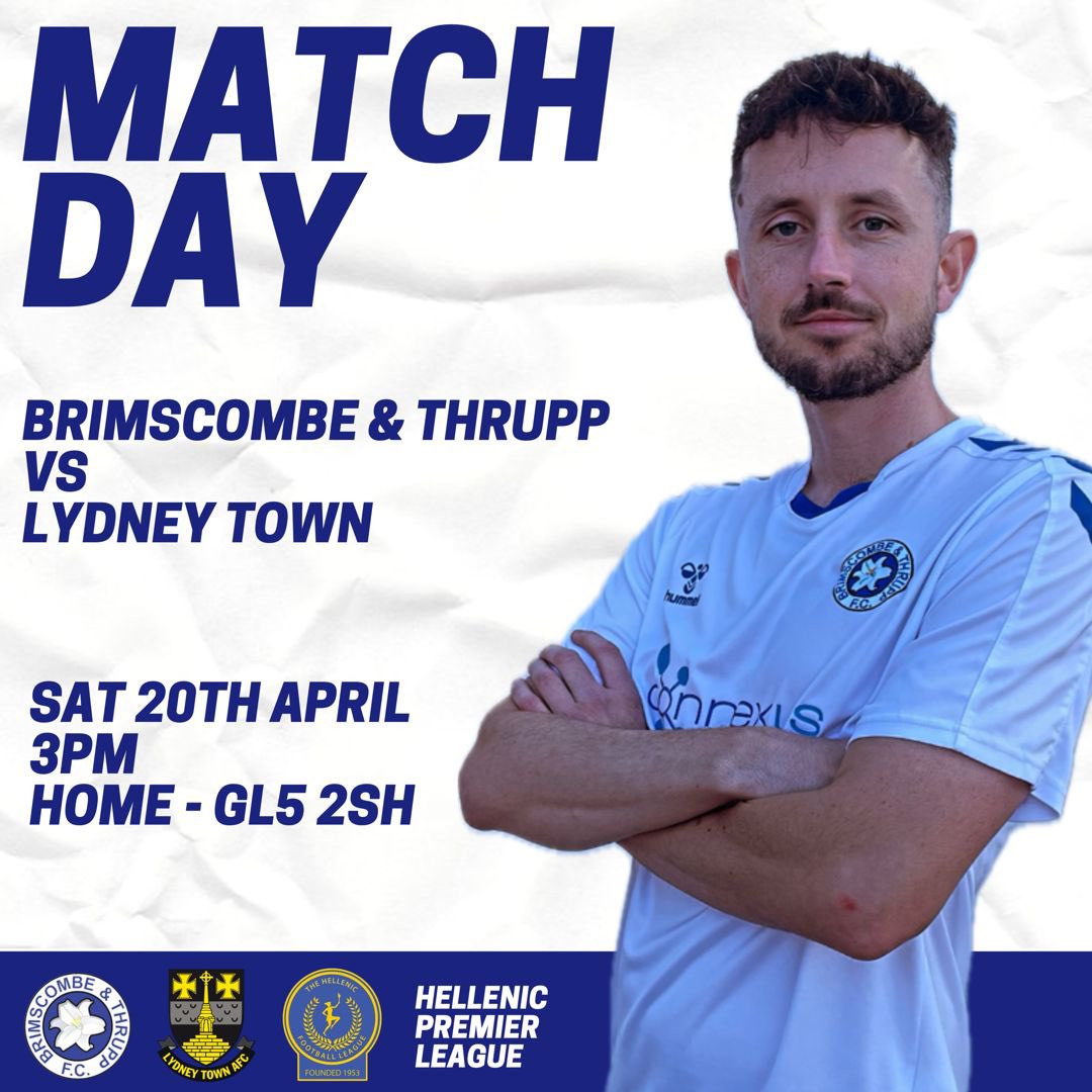 𝙈𝘼𝙏𝘾𝙃 𝘿𝘼𝙔 It’s the final game of the season and what a day its looks to be ☀️ no better place to be than The Meadow! 🆚 @LydneyTownAFC 🏆 @HellenicLeague ⏰ 3pm Kick Off 📍 GL5 2SH 📆 Saturday 20th April #UPTHELILYWHITES