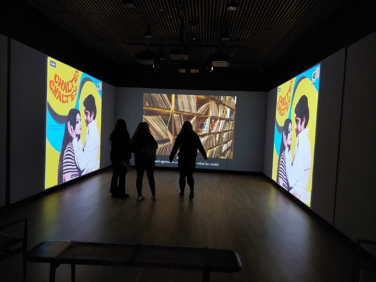 At Manchester Museum for the Belonging exhibition linked to our Digital Artist in residence programme