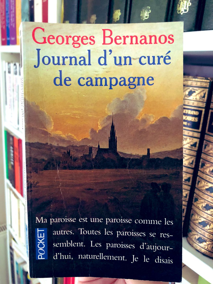 « Ma paroisse est une paroisse comme les autres ». Ainsi commence ce journal pas comme les autres, ce chef d’œuvre empli de souffrance, de grâce dans la douleur, ce témoignage d’un siècle pas comme les autres. Un de mes romans préférés de tous les temps.