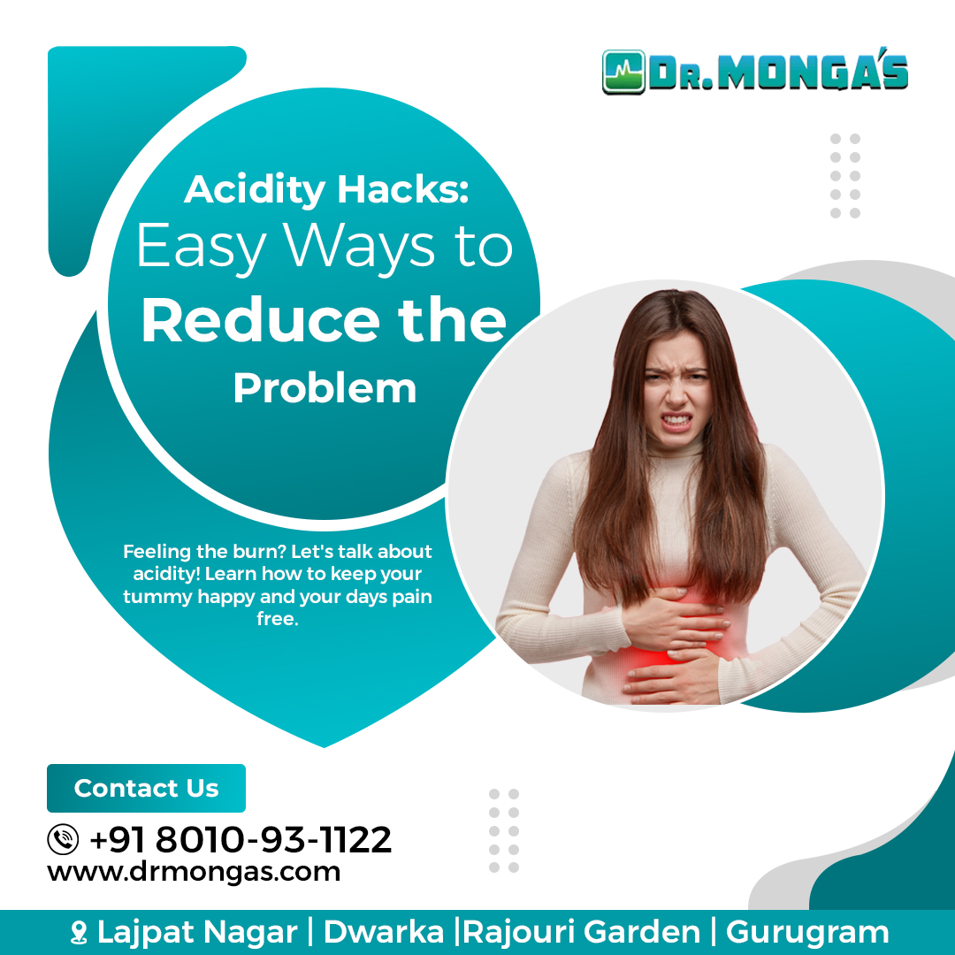 Struggling with acidity? Discover easy solutions with Dr. Monga Clinic:
✅Stay hydrated with water 💧
✅Manage stress levels with meditation 🧘‍♂️
✅Avoid spicy and oily foods  
📞Call Now:- +91-8010931122
🌐Visit our Website:- drmongaclinic.com
#AcidityRelief #DigestiveHealth