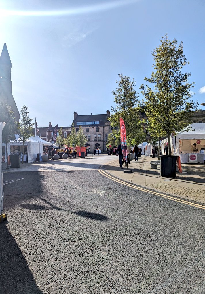 Calm before the storm... #BishFoodFest opens very soon and the sun is shining ☀️ See you all there! 👐