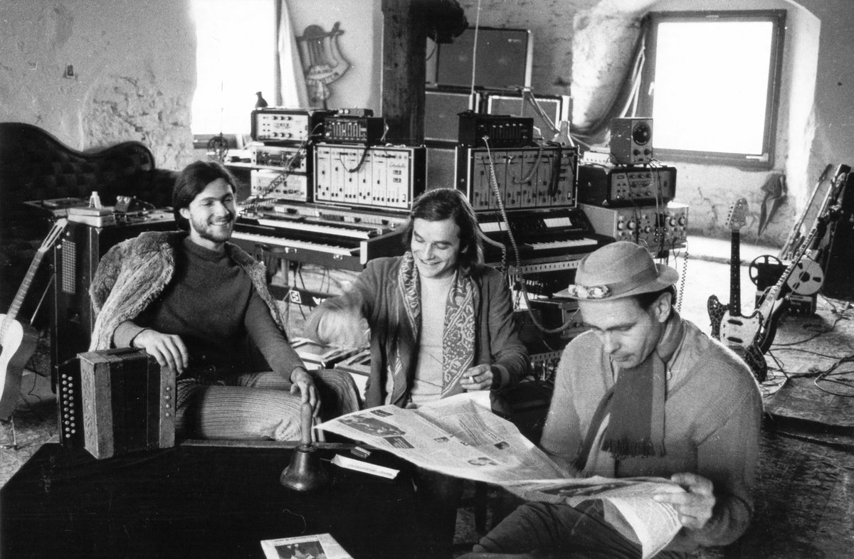 Today, the 50th anniversary edition of Harmonia´s first album 'Musik von Harmonia' is out as gatefold double LP. I am again reminded of the joy and inspiration I experienced back in 1973 working with my Harmonia partners Hans-Joachim Roedelius and Dieter Moebius in Forst.