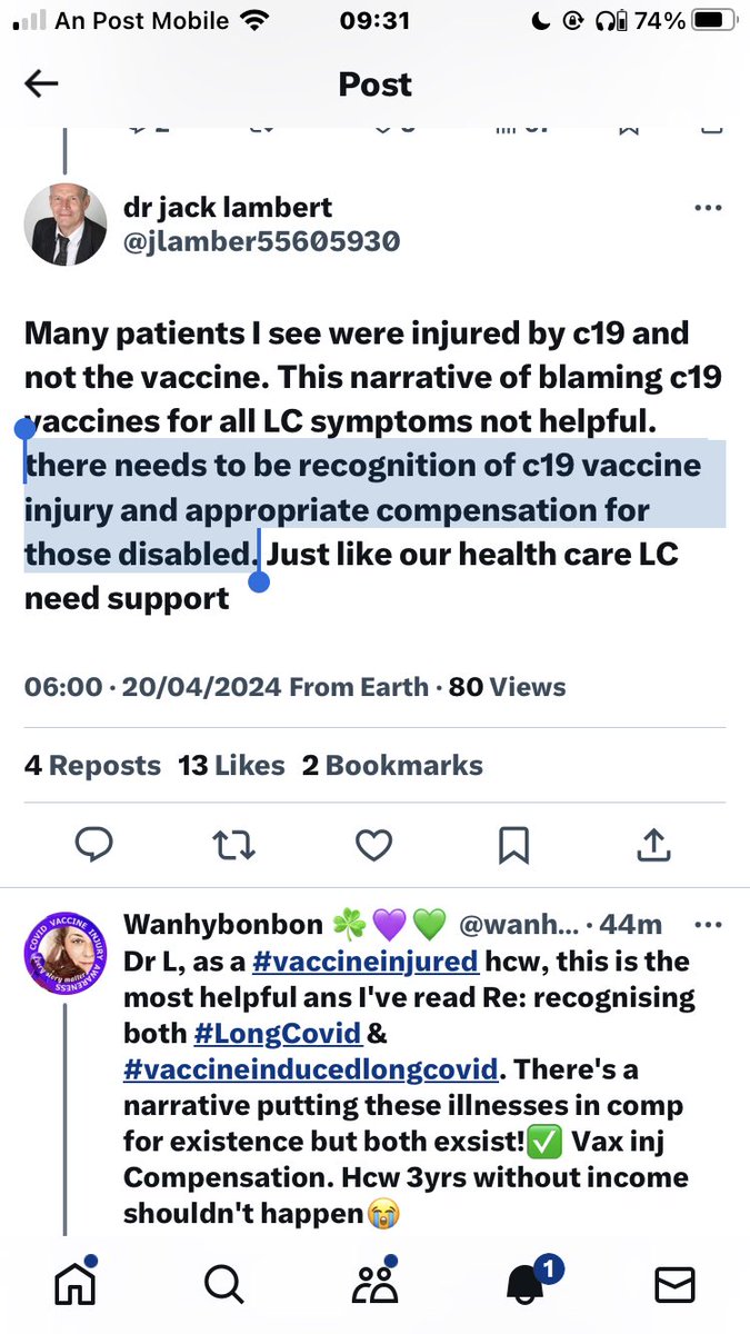 BREAKING Long Covid or Vaccine Injured - Dr Jack Lambert one of the biggest mouthpieces for Big Pharma and supporter of the experimental COVID vaccines now admits ‘covid vaccine injury’. All covid vaccinations in Ireland 🇮🇪 must be stopped immediately ! #CrimesAgainstHumanity