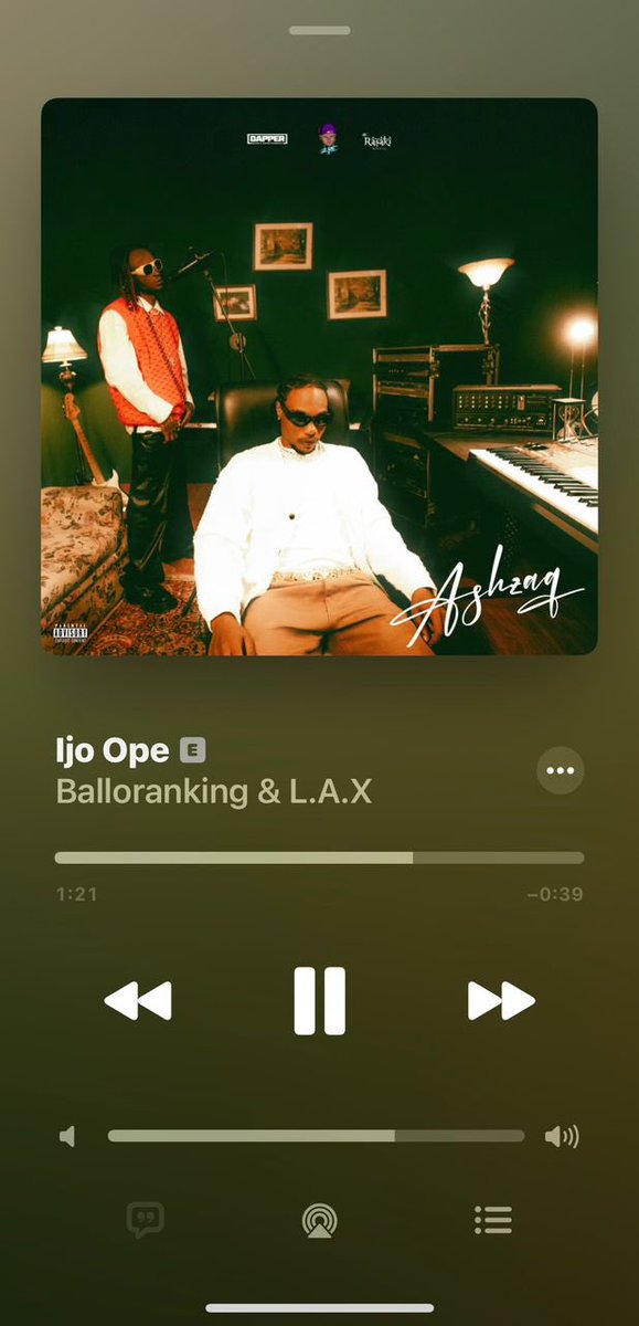 L.A.X & Balloranking, New Release titled; Ijo Ope. Now at Top 100 🇳🇬 Let’s keep streaming!! 🔥 🤩