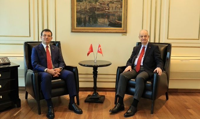 İlker Başbuğ Ekrem İmamoğlu'nu ziyaret etti