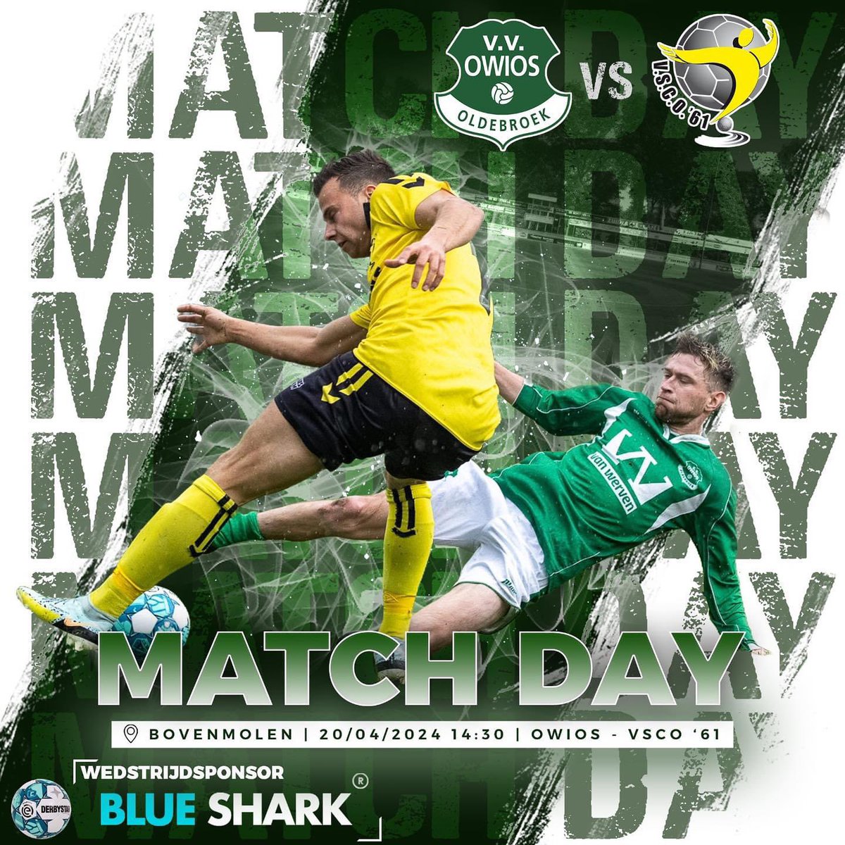 OWIOS's tweet photo. M A T C H D A Y
⚽️ OWIOS - VSCO’61
🕑 14:30
📍 Sportpark Bovenmolen
Wedstrijdsponsor: Blue Shark
#VOETBALLEN #3EKLASSE #OWIOS #VSCO #DERBY https://t.co/AygwOTANoT
