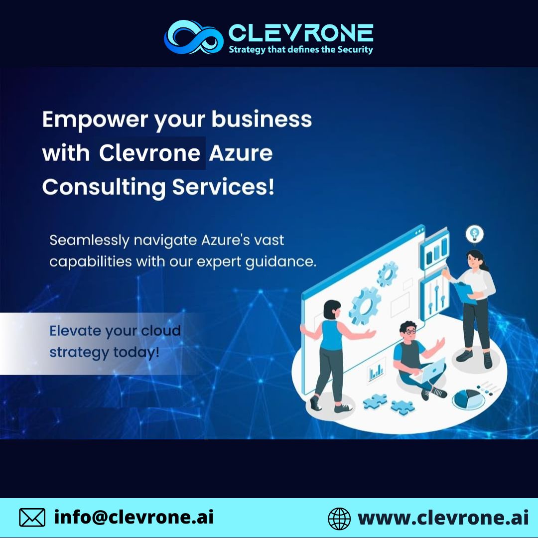 Supercharge your business with Clevrone's Azure Consulting Services! 🚀 Maximize the power of Microsoft Azure for unparalleled growth and success. Let's elevate your business to new heights together!

#clevrone #usa #azure #consultation #azurecloudservices  #AzureConsulting