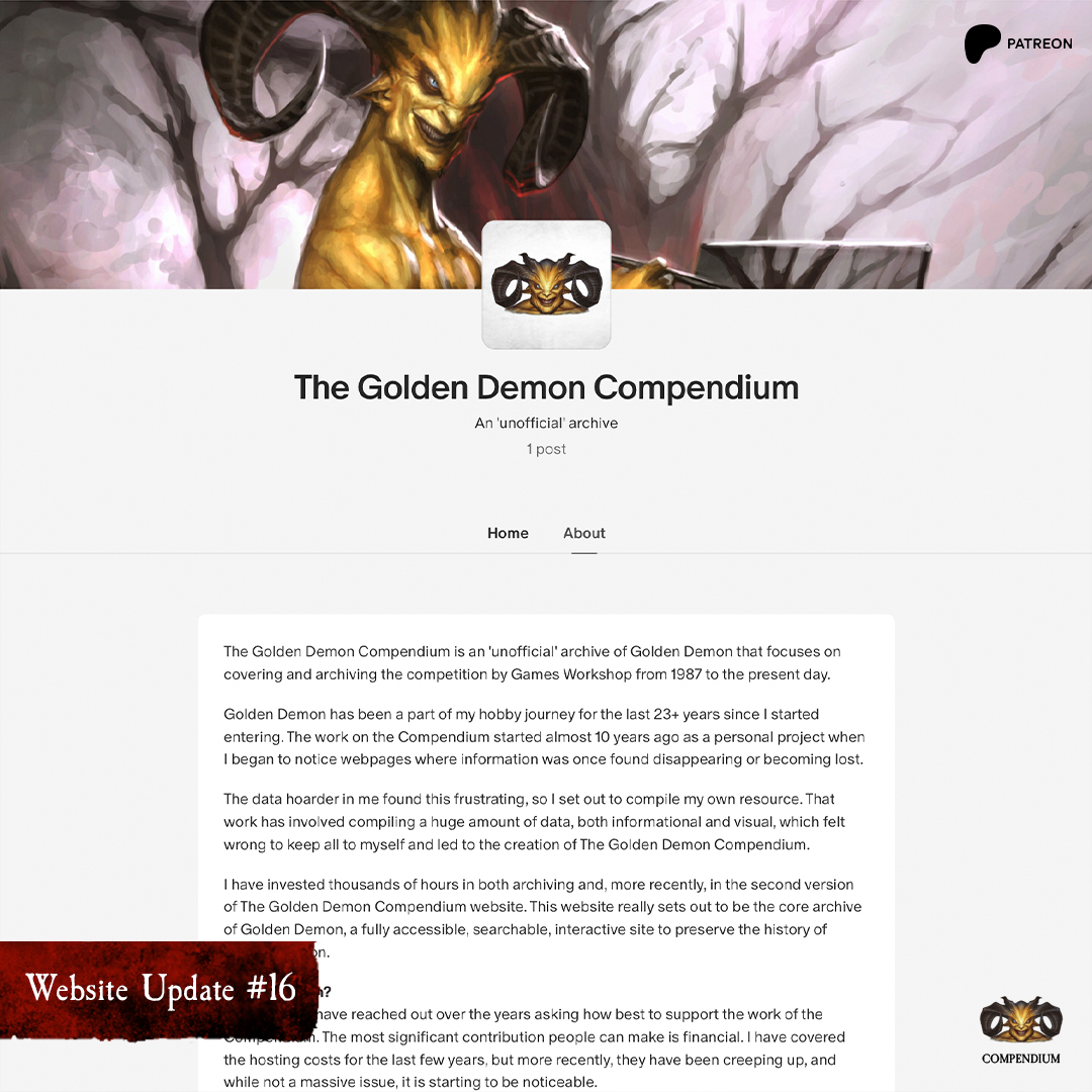 thegdcompendium's tweet photo. After asking the question last week about running limited advertising on the COMPENDIUM website, the response was overwhelmingly supportive and I have deployed this; only links I personally use or vet will ever be listed here.

#thegoldendemoncompendium #goldendemon https://t.co/JobnPfUphS