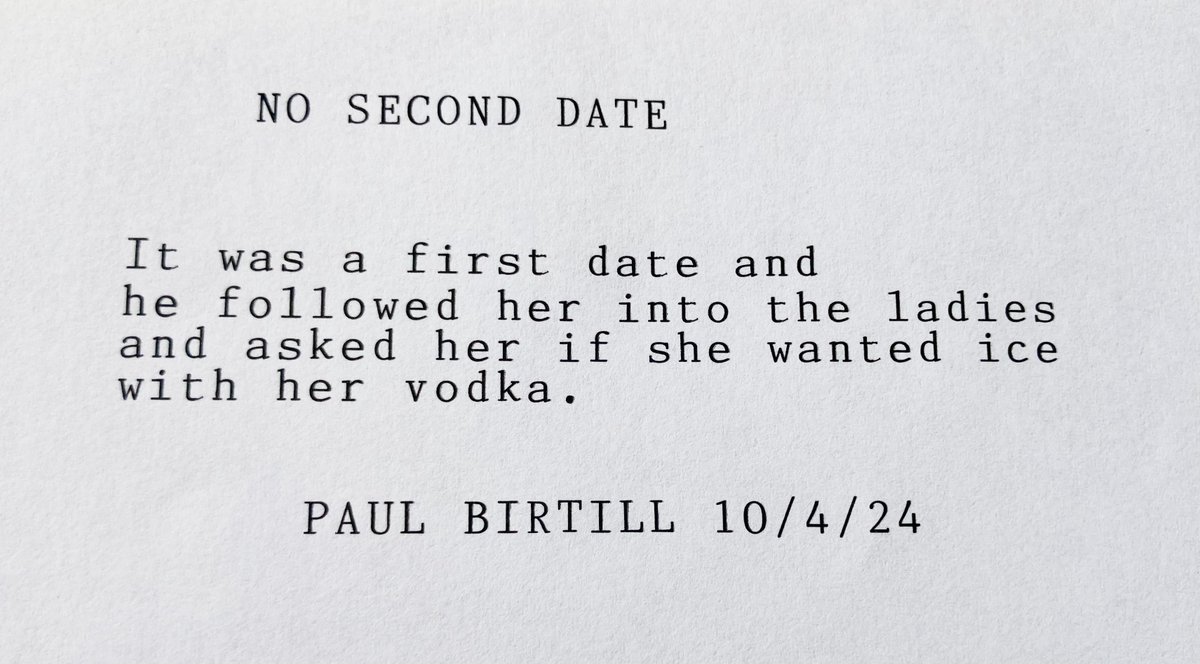 NO SECOND DATE