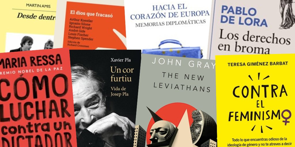 📖🌹 Las 12 Recomendaciones literarias del @ClubTocqueville para este Sant Jordi.

Con libros de @EdicionesDeusto, @RBALibros, @Ed_62, @ed_peninsula, @AnagramaEditor, @LaderaNorteEd, @PenguinBooks, @pinolialibros, @EdDestino y @marcialpons.

👉 Reseñas: clubtocqueville.com/12-libros-para…