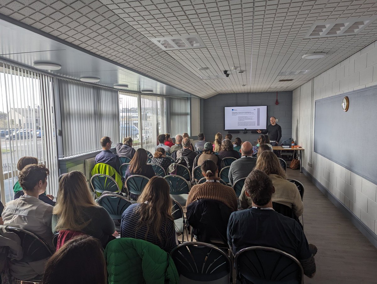 Final workshop of the conference, organised by <a href="/AcadiaU/">Acadia University</a>, <a href="/PNNLab/">Pacific Northwest National Laboratory</a> and <a href="/QUBelfast/">Queen's University Belfast 🎓</a> on modelling fish interactions with tidal turbines. A great way to round off the conference!