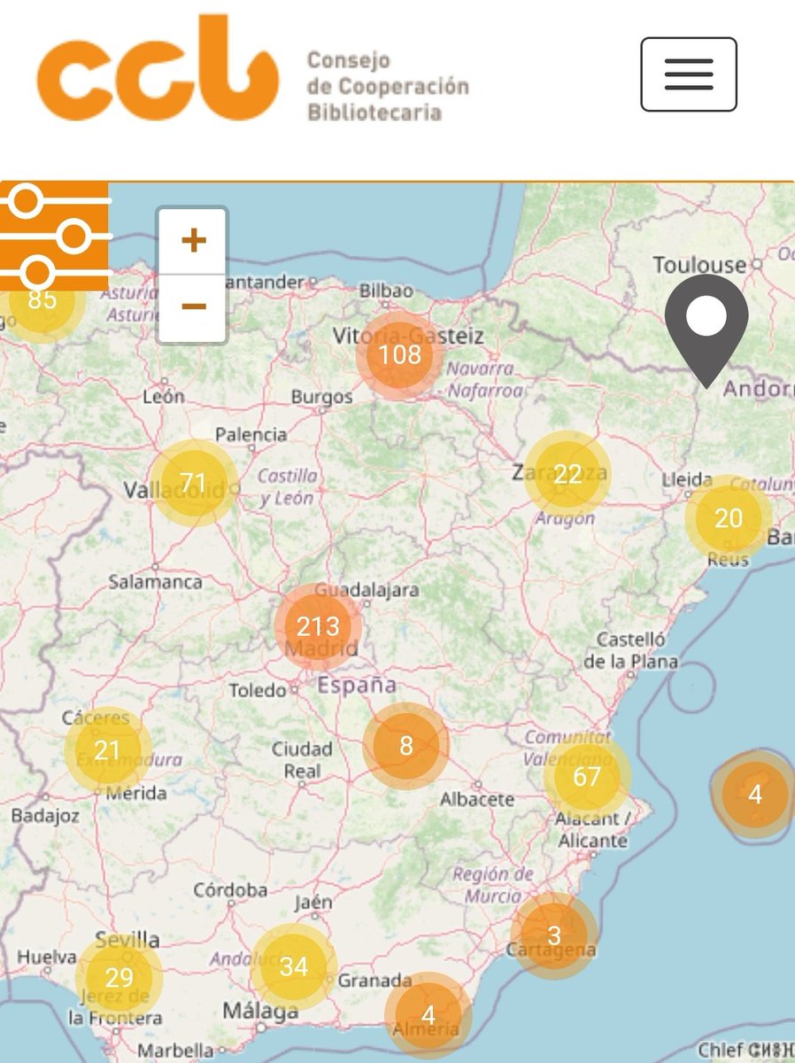 Inés Calafat, del @CCBiblio, presenta el 'Portal de Bibliotecas Especializadas' i el 'Mapa de Bibliotecas Especializadas' Imprescindible🔝