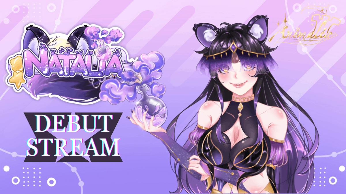_Natalia_GT's tweet photo. 【🔴LIVE DEBUT】เย้ !!! ได้ Debut แล้ว ยินที่จะได้เจอทุกคนนะคะ 【Natalie Gáta】🐈‍⬛ 💜 ✨
🌟21/04/2024⏰ เวลา 20.30 น. (GMT +7)
ไว้มาเจอกันนะคะทุกคน 💜
YouTube : https://t.co/hx79Sq8krD

#NataliaGT #Animalia #VtuberTH #CupityProject https://t.co/5gFXavQ4d4