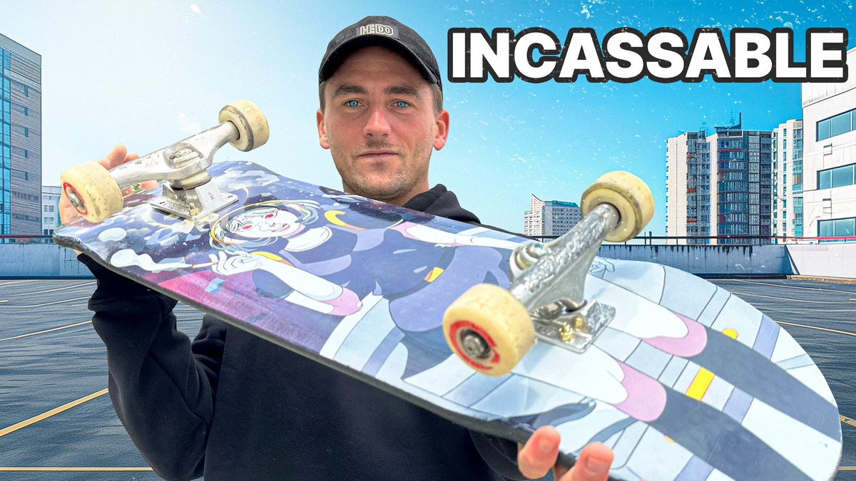 JE TEST UN SKATE INCASSABLE 100% RECYCLÉ ! youtu.be/k93tQAjO2_E?si…