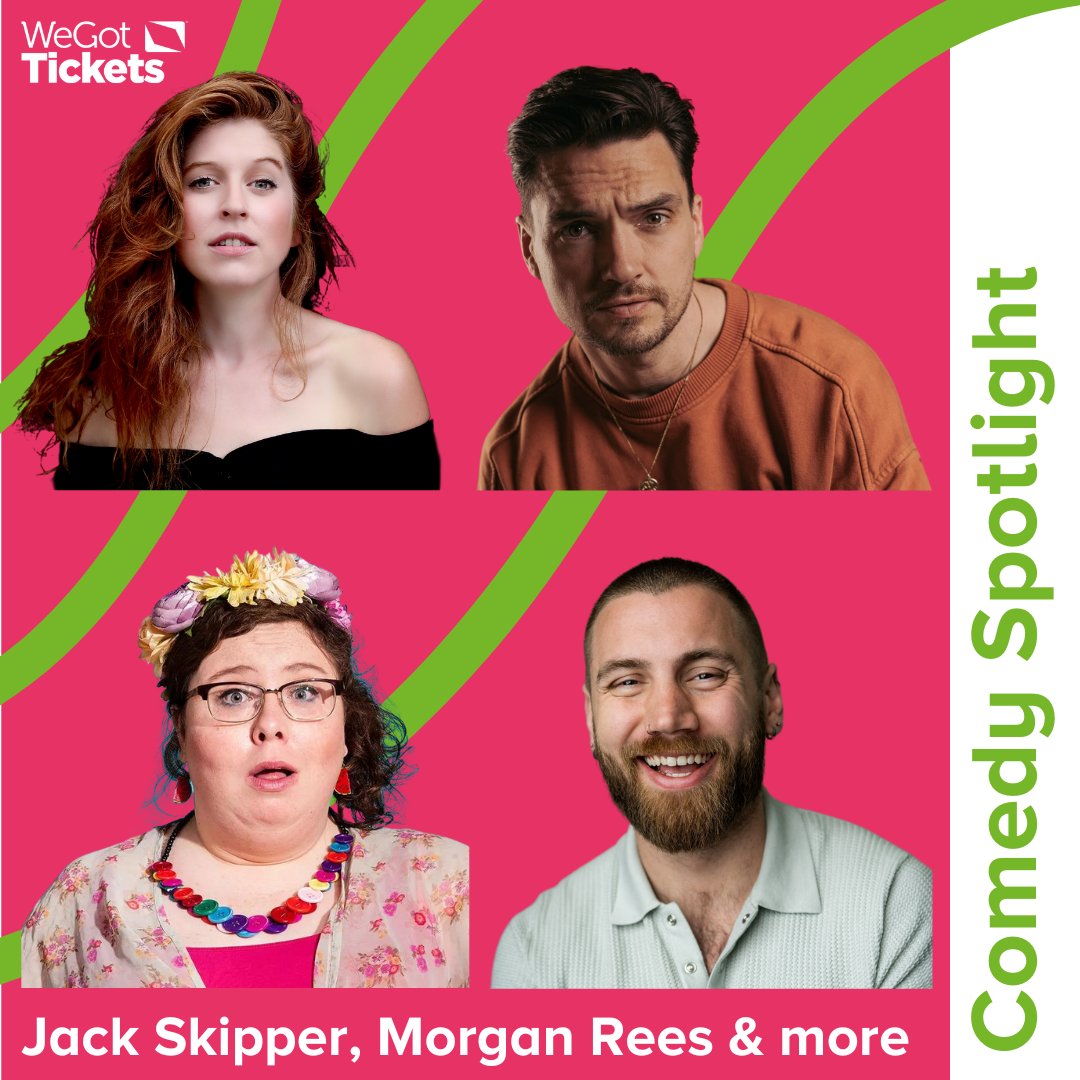Comedy for your Saturday night? There's great shows from @laughter_craft, @ComedyInAVan, @FoxloweArts, @lastlaughcomedy & more featuring @JackSkipper, @AlisonSpittle, Morgan Rees, Hatty Preston & more. #WGTComedySpotlight. 🎟️ wegottickets.com/af/586/comedys…