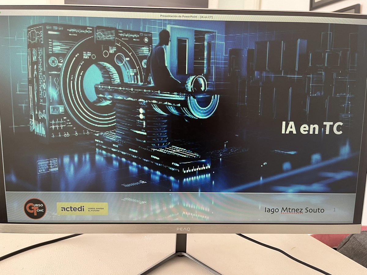 IagoMtnezSouto's tweet photo. Todo listo para dar inicio al módulo sobre #IA en #TAC #CTMC @actedi 

The Deep Learning Revolution https://t.co/ozABcIdbnn https://t.co/kdpa5bNnO8