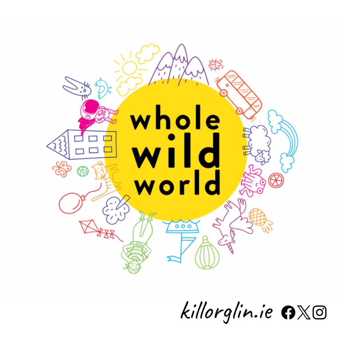 The 'Whole Wild World' Bus Tour is coming to #Killorglin. Join Patricia Forde (Laureate na nóg) and friends for a unique interactive storytelling event!

📅 Wed April 24
📍 #Killorglin Library
⌚️3 pm
ℹ︎ 7+ yrs
🎟️ killorglin@kerrylibrary.ie

#LivePlayThriveHere @KerryLibrary