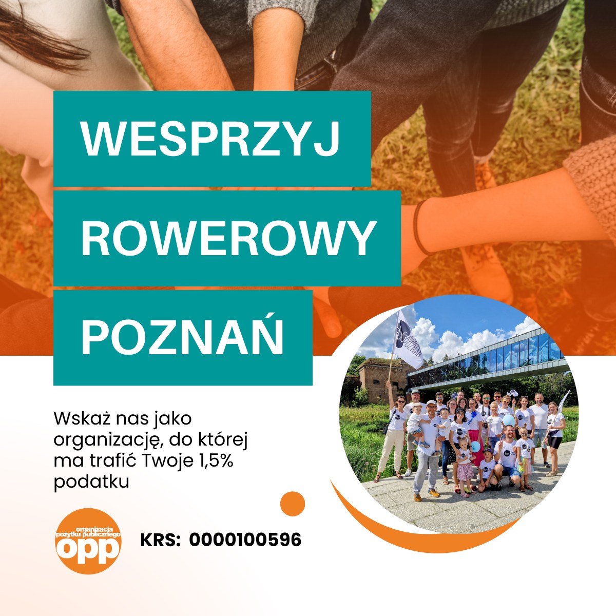rowerowypoznan's tweet photo. Jeszcze 10 dni zostało na rozliczenie PIT. Jeśli do tej pory tego nie zrobiliście, przypominamy, że Wasz 1,5% podatku może pomóc budować rowerowe miasto "#Poznań‼️
KRS: 0000100596
#OPP #Procent #PIT #wspieram 🪙🚲 https://t.co/8jnG6kA6Qt