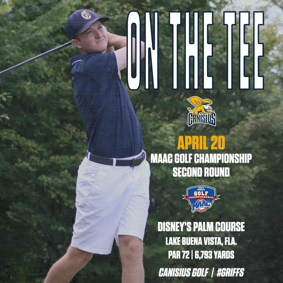 It's 'Moving Day' at the 2024 #MAACGolf Championship.

First Round Recap:
📰 tinyurl.com/56rjm34t

Live Scoring:
📊 results.golfstat.com/public/leaderb…

#Griffs