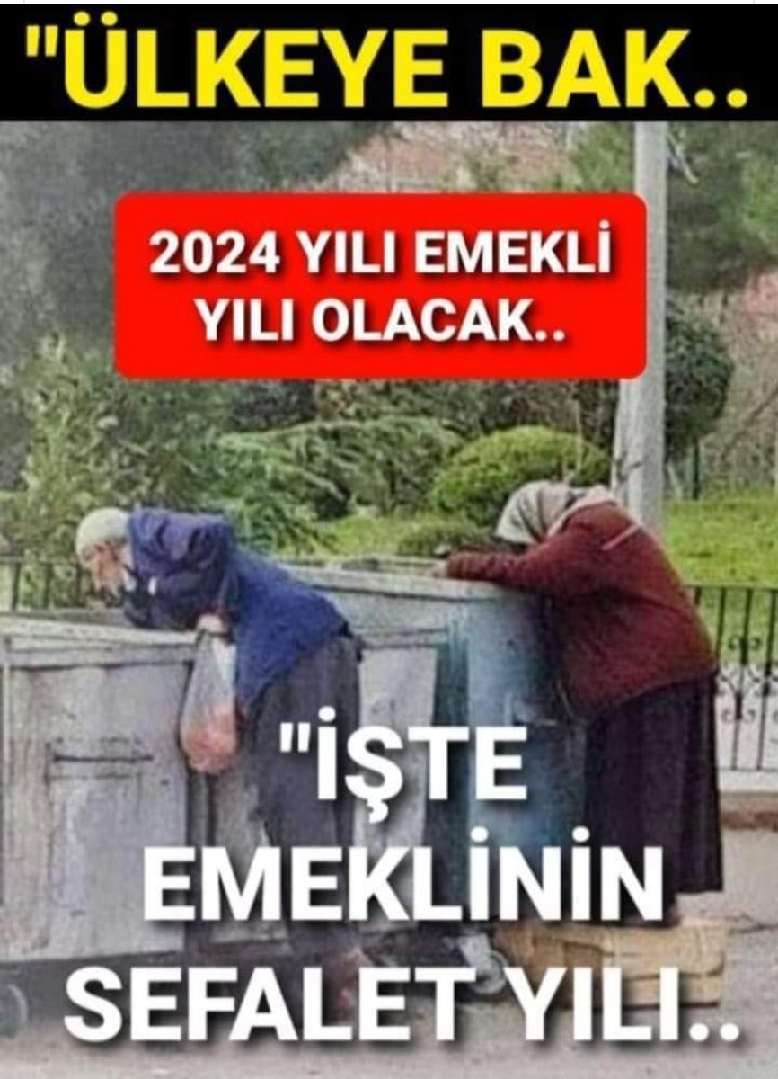 Emeklinin sefalet yılı
👇👇👇😡
#EmekliUnutmayacak
#EYTliUnutmayacak