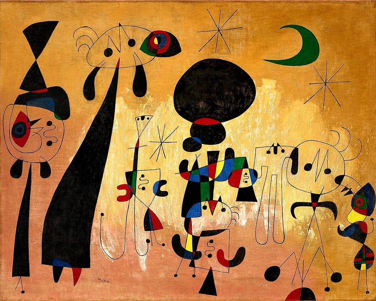 'Your reward will be the widening of the horizon as you climb. And if you achieve that reward you will ask no other' Cecilia Payne-Gaposchkin (She discovered what stars are made of...) 'Woman, Moon and Stars' by Joan Miró #SubeArte