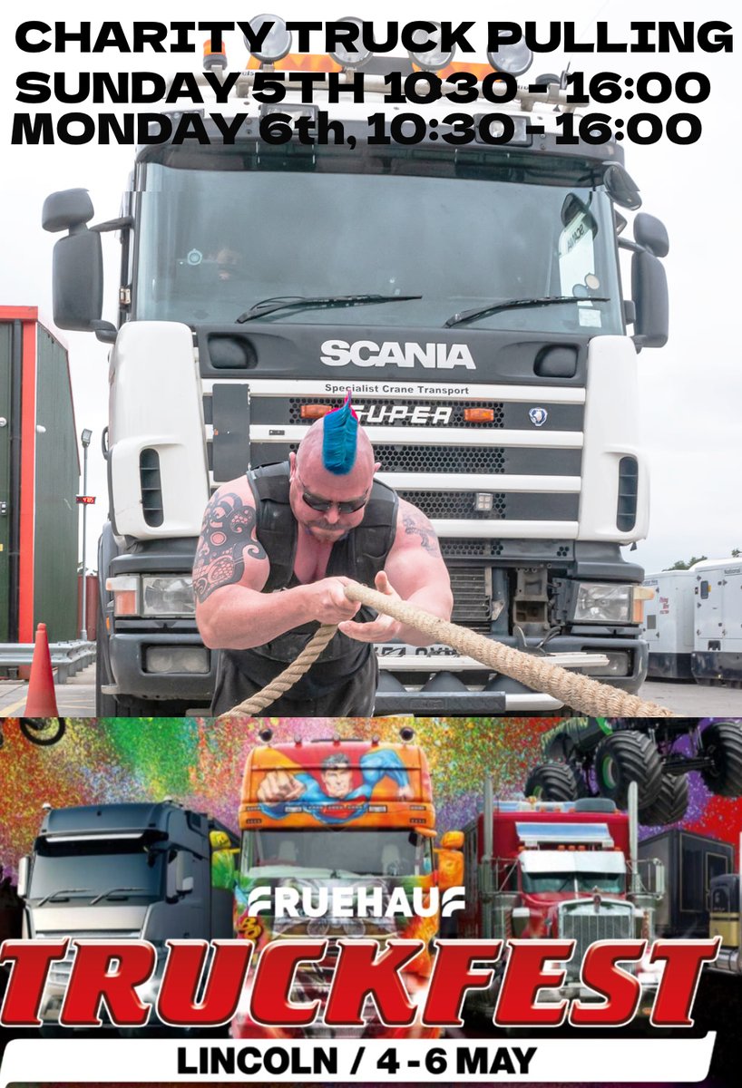 2 weeks off @Truckfest_Live lincoln , truck pulling charity comps will be running sun and mon, running into the 13th year of setting these events up. this will be the biggest to date.
#strongman #truckpull #strength #gym #charity #charityevent