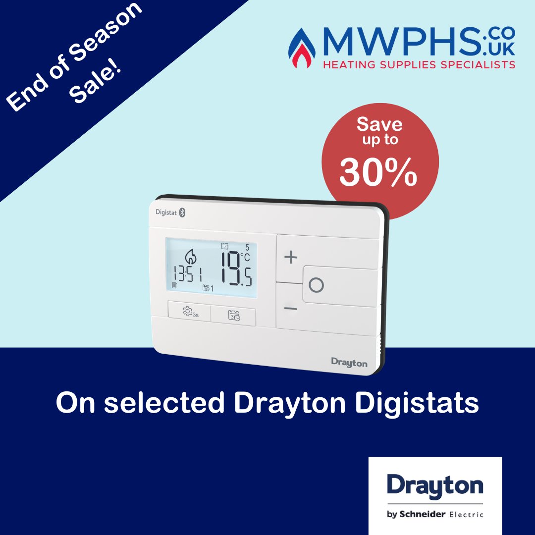 Get yourself a bargain. 30% off selected Drayton Digistats MWPHS mwphs.co.uk/product-catego… @RichMWPHS #Heating #plumbing #offer