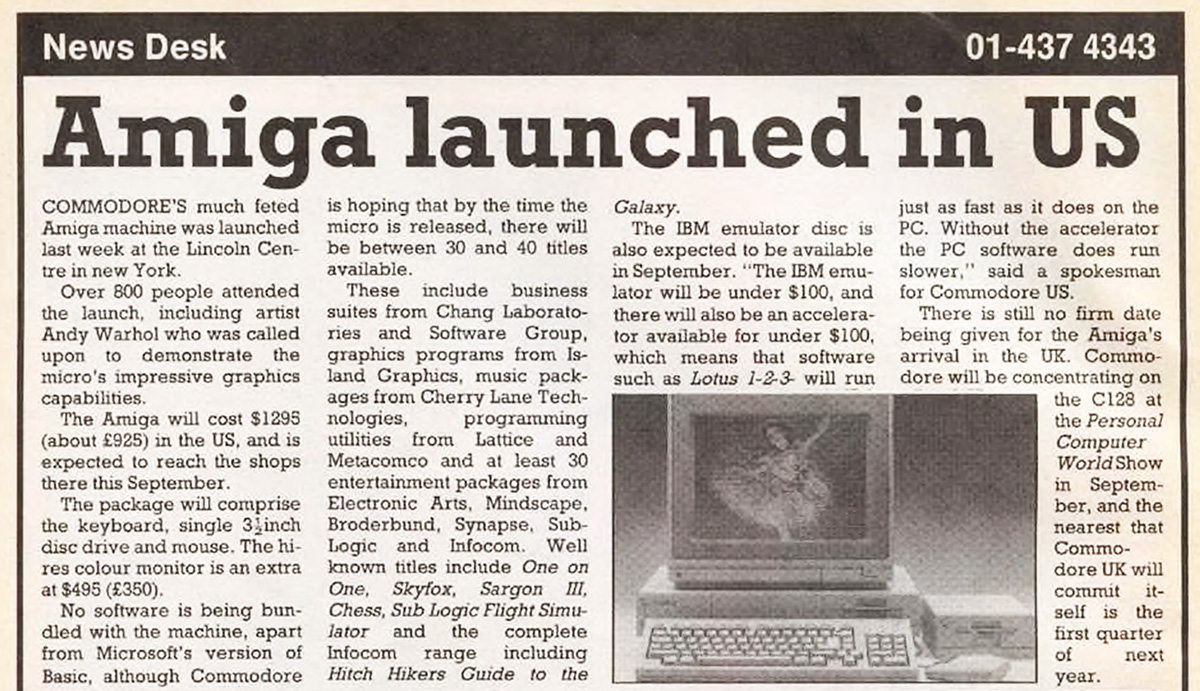[1985] Popular Computing Weekly - Issue 1985-08-01

#commodore #CBM #AMIGA #AMIGA1000 #A1000 #Retrocomputer #retrogaming #videogames #80s #90s #Geek #AmigApril