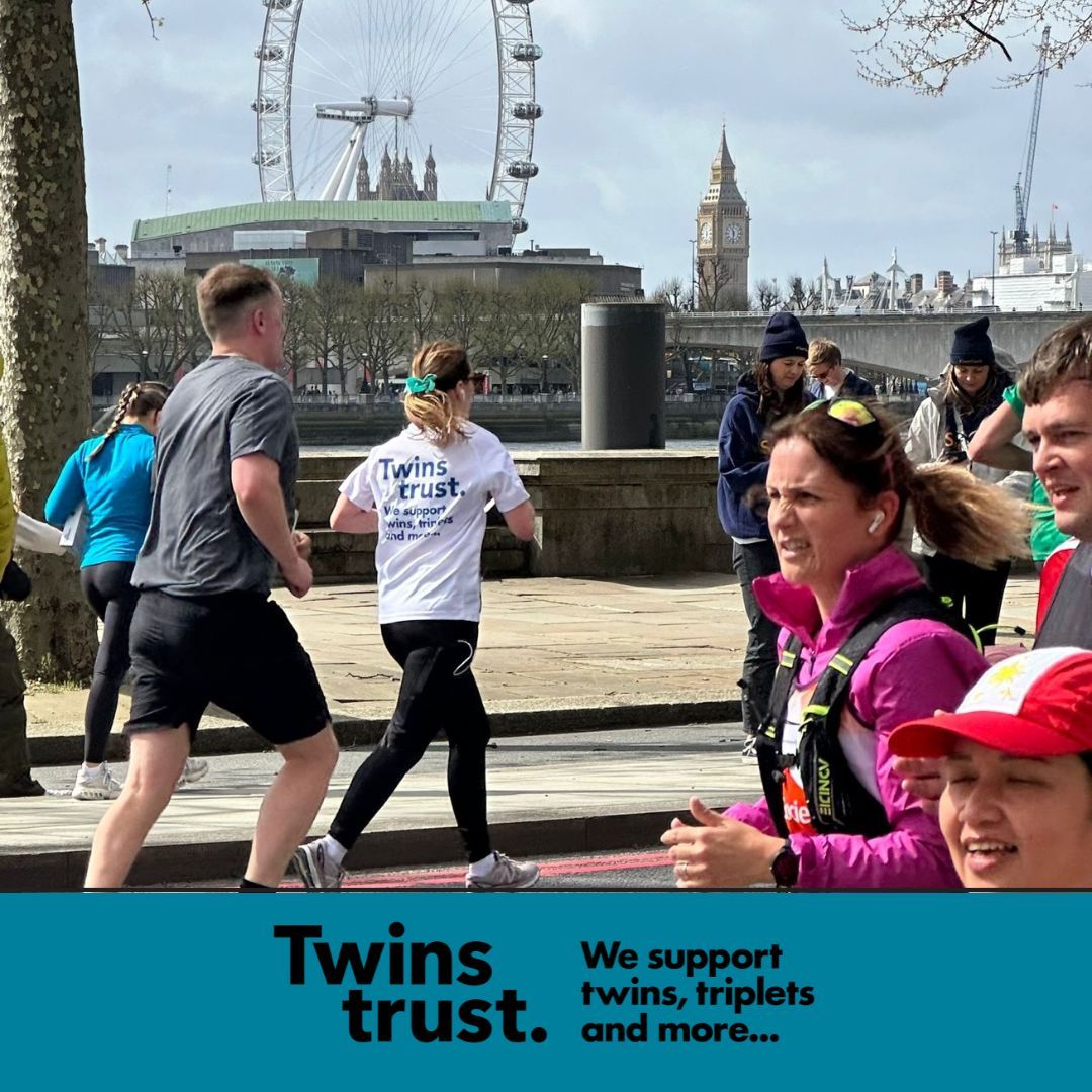 The ballot for the 2025 TCS London Marathon opens today (Sat 20 April) and will close on Friday 26 April 2024.

We would love for you to consider supporting Twins Trust if you’re lucky enough to get a place. Take a look at some of our 2024 runners stories: buff.ly/4asxmQb