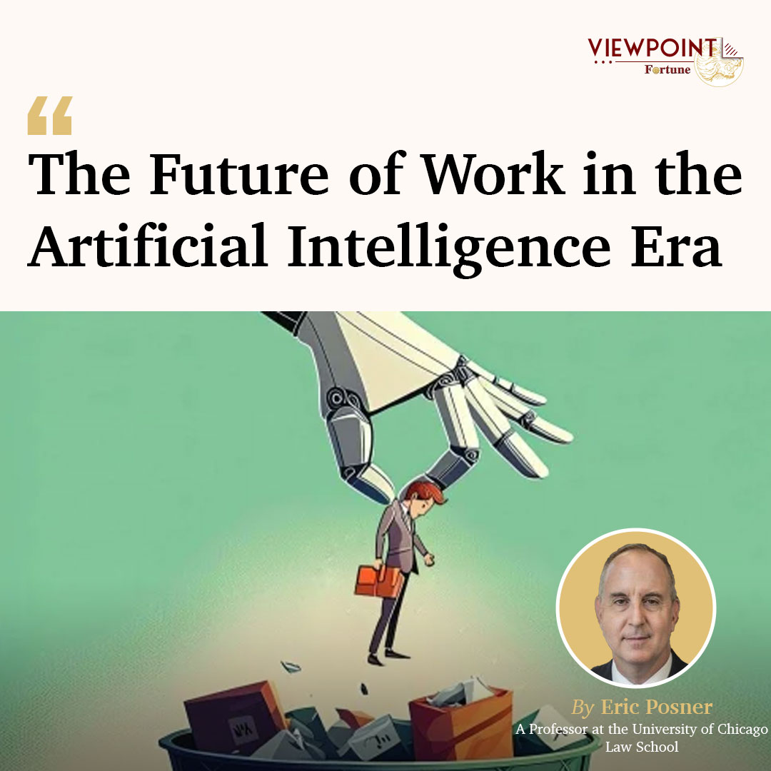 addis_fortune's tweet photo. 𝐄𝐑𝐈𝐂 𝐏𝐎𝐒𝐍𝐄𝐑: #FutureOfWork As AI potentially renders traditional jobs obsolete, the concept of work itself is being re-examined.  #employment #EconomicShift #HumanLabour #ArtificialIntelligence #JobMarket   #HumanFulfilment 

Read more https://t.co/YaqnYnmj75 https://t.co/AsYTLiXrlu