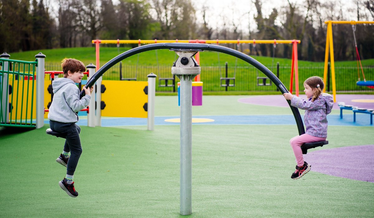 The revamped Loughside Playground was reopened recently & features: 🎠bright new equipment 👫safety surfacing 🌷landscaping Find your nearest playground at ow.ly/aNOm50RjFJ0