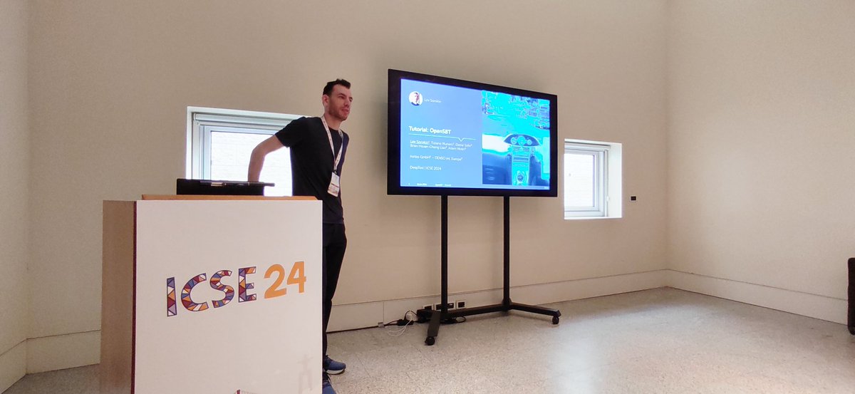 tsigalko18's tweet image. Lev presents OpenSBT, a framework for search-based testing of CPS @DeepTestConf @ICSEconf #DeepTest24