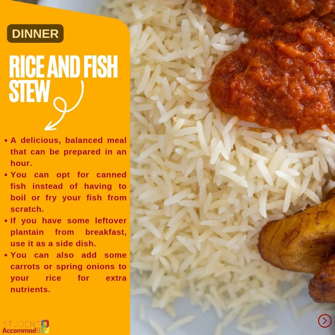 We hope you enjoy making these delicacies!!

Feel free to spice up the recipe to your taste.

Bon apetit!

#SA8 #recipes #studentrecipe #studentaccomodation #nigerianmeals #cooking