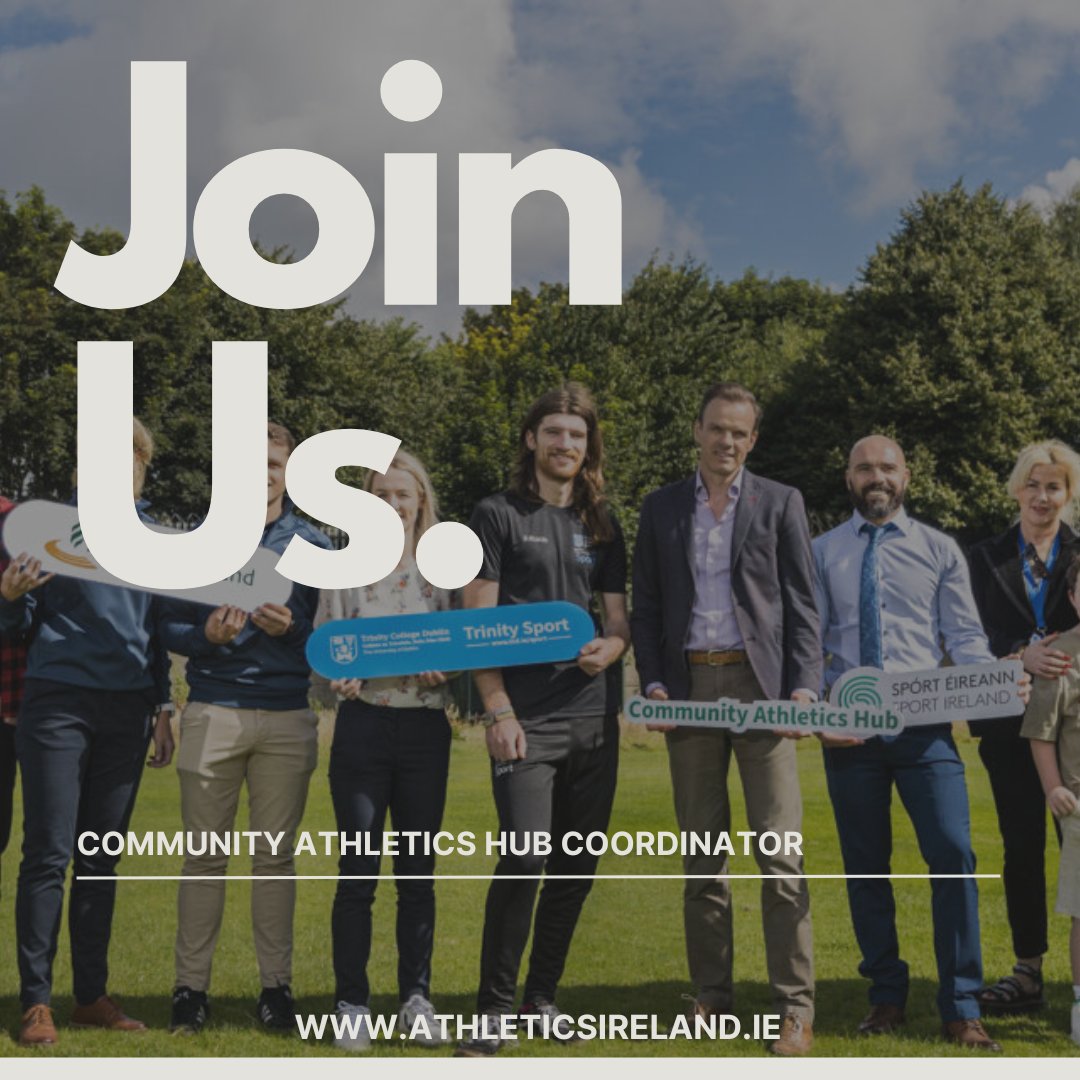 ✨Job Opportunity: AI Seeks Community Athletics Hub Coordinator✨

An exciting opportunity exists to become part of the participation team with Athletics Ireland

Deadline📆 5pm Friday 10th of May

Job Description & to apply➡️
athleticsireland.ie/news/job-oppor…

#JobOpportunity #JobsInSport